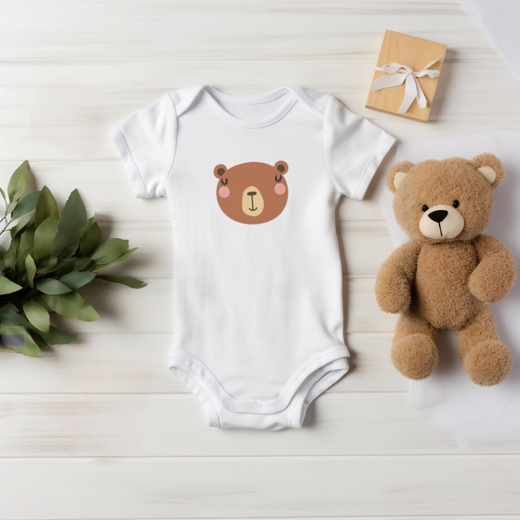 Baby Bio-Kurzarm-Body Bär