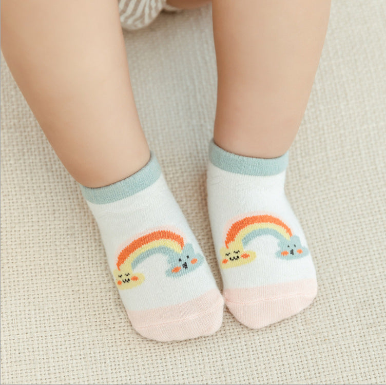 Babysocken Sonne und Mond