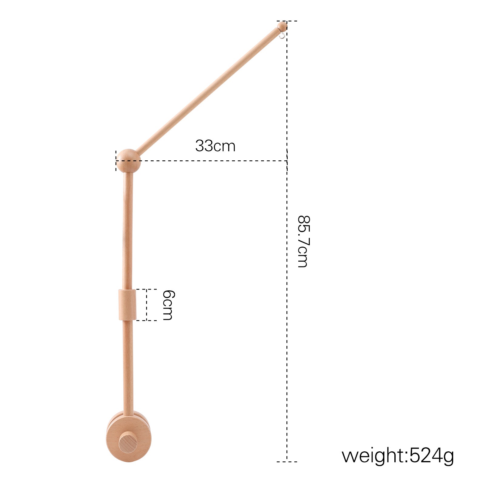 Baby Mobile Holzhalterung