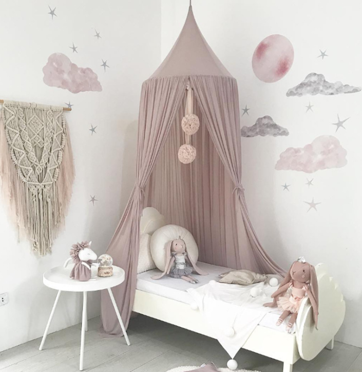 Baldachin Betthimmel Babyzimmer Kinderzimmer