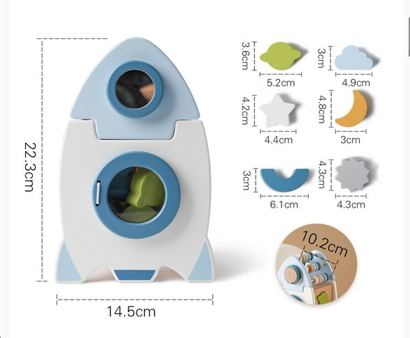 Montessori Lernspielzeug Rakete