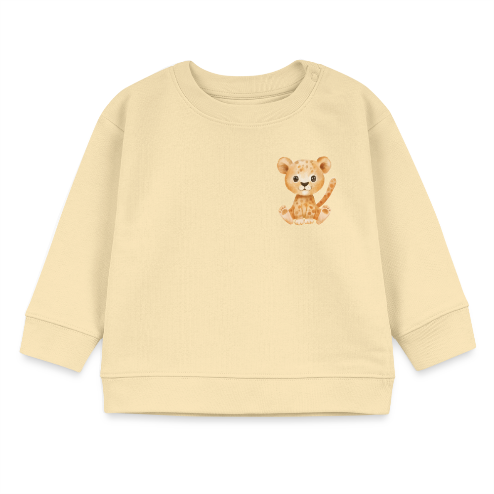 Bio Baby Sweatshirt Löwe - cream