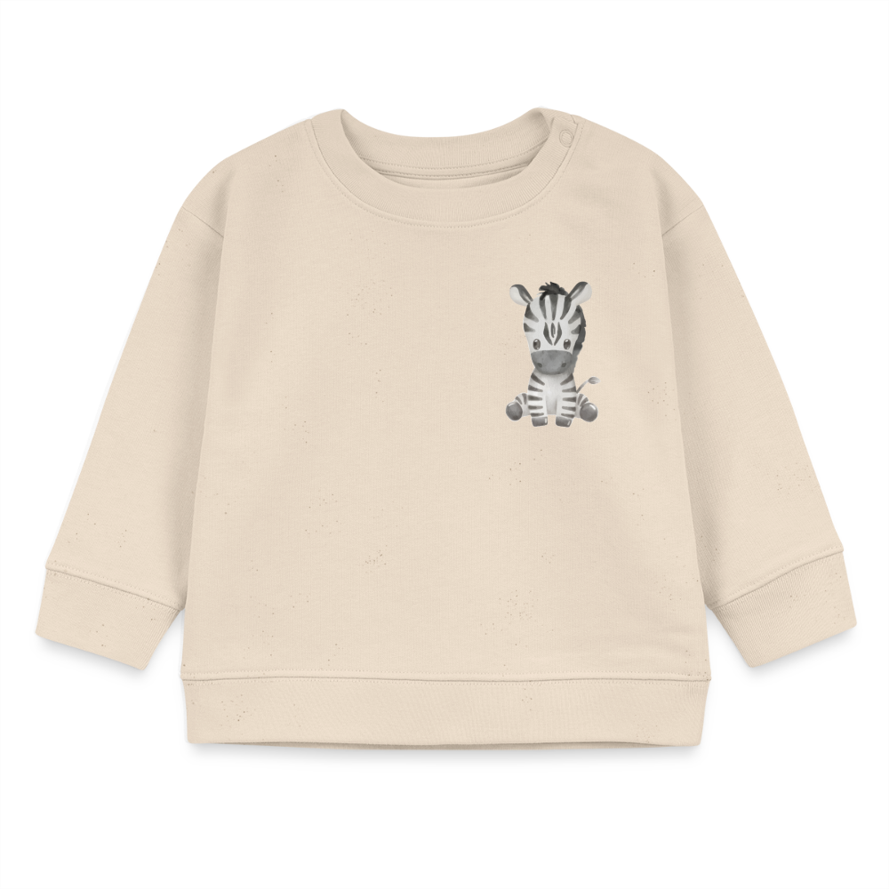 Bio Baby Sweatshirt Zebra - natural raw