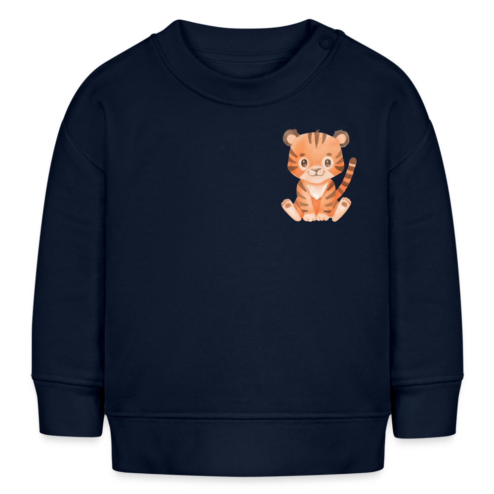 Bio Baby Sweatshirt Tiger - navy