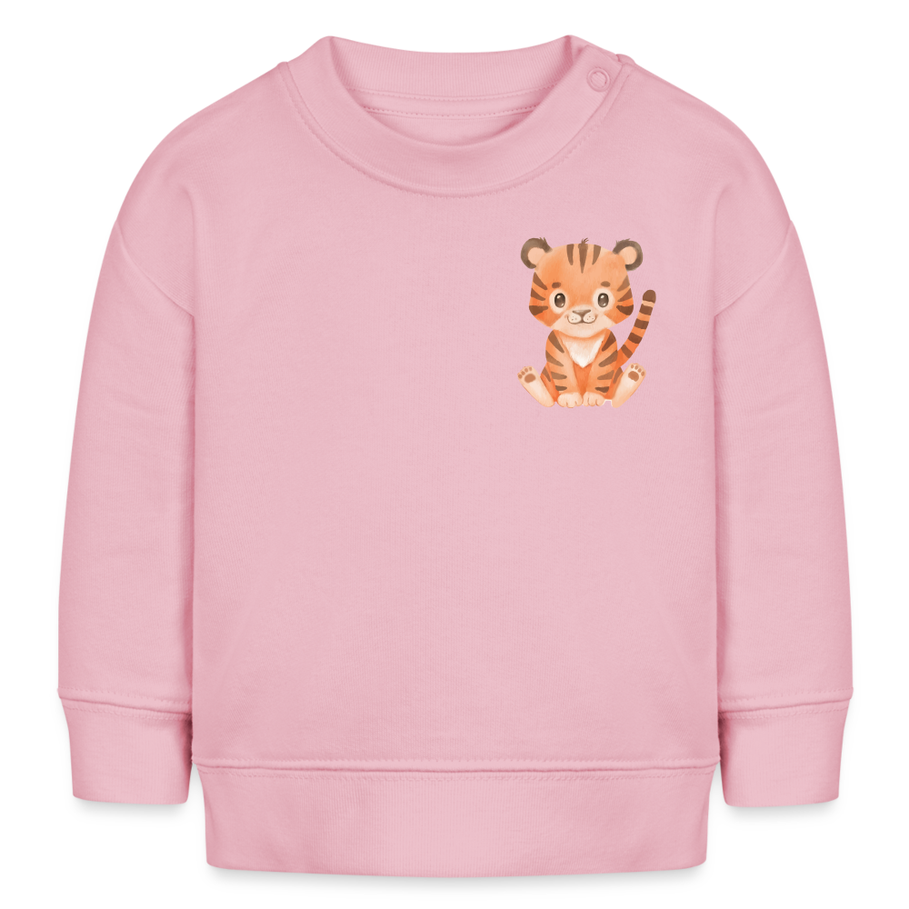 Bio Baby Sweatshirt Tiger - cotton pink