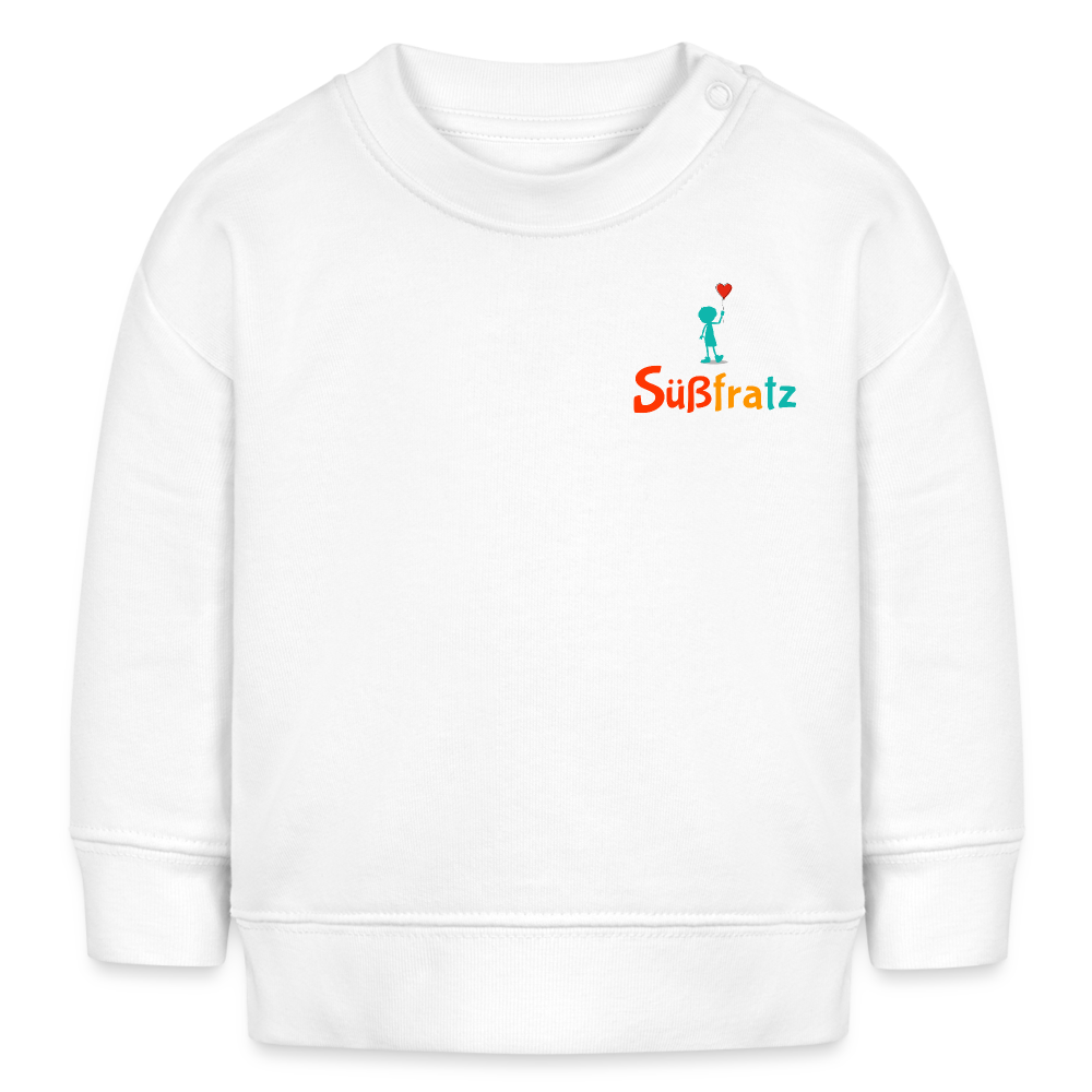 Baby Bio-Sweatshirt Süßfratz - weiß