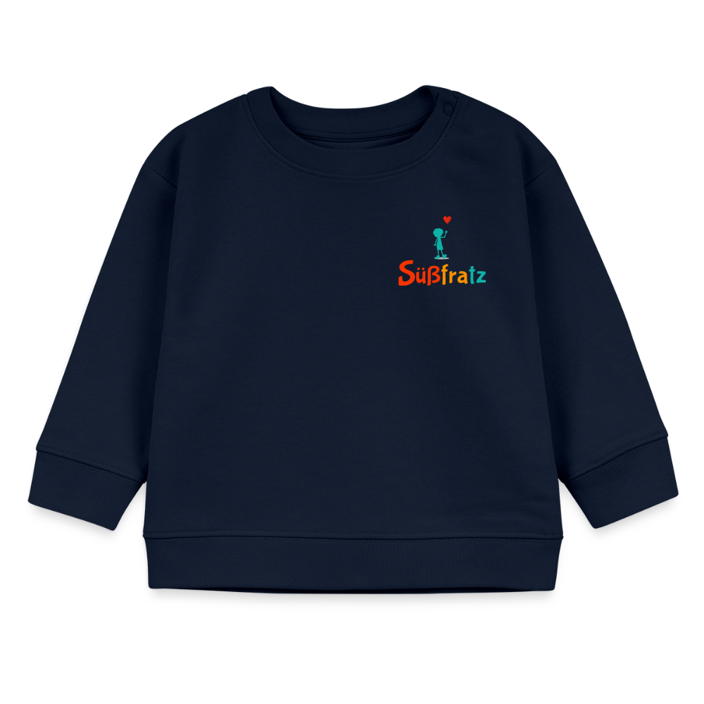 Baby Bio-Sweatshirt Süßfratz - Navy