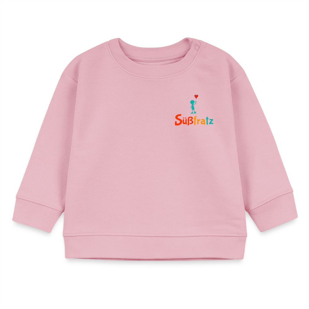 Baby Bio-Sweatshirt Süßfratz - Hellrosa