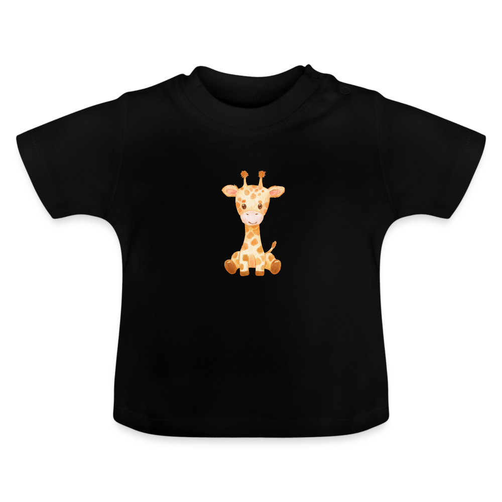 Bio-Baby T-Shirt Giraffe_ - Schwarz