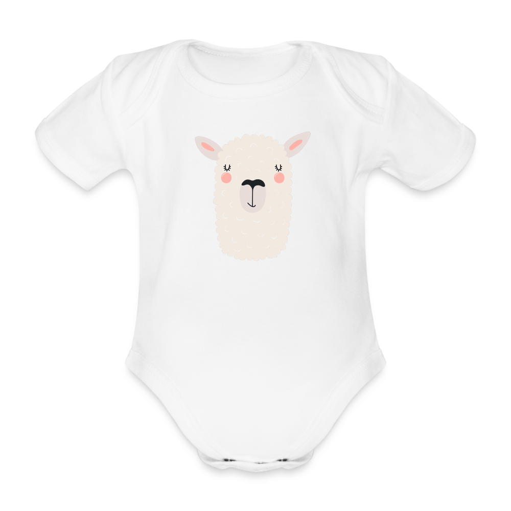 Baby Bio-Kurzarm-Body Lama