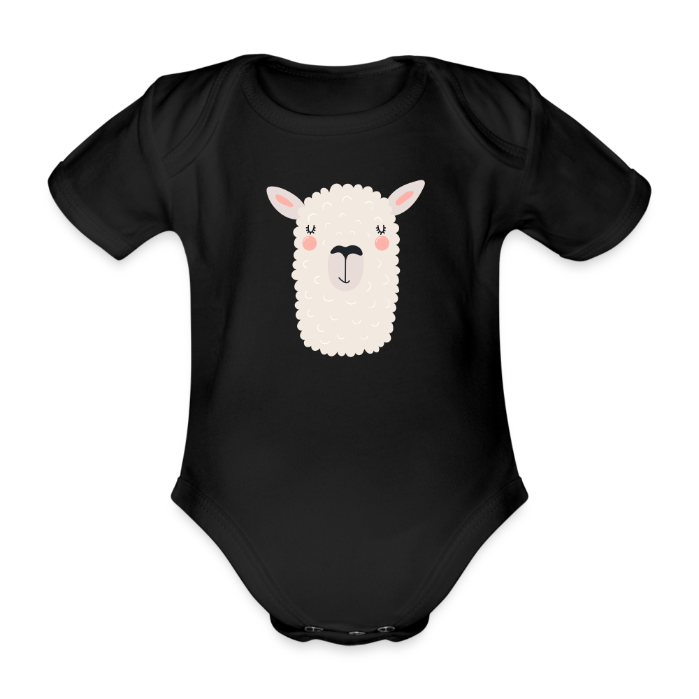 Baby Bio-Kurzarm-Body Lama