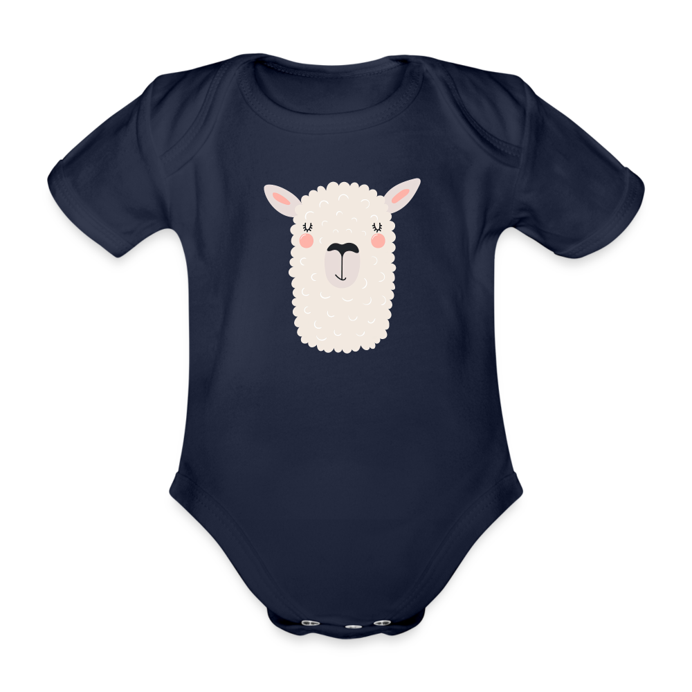 Baby Bio-Kurzarm-Body Lama