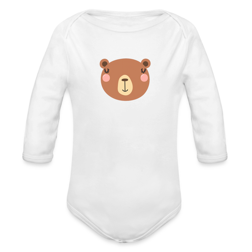 Baby Bio Langarm-Body Bär